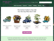 Tablet Screenshot of gardengroveflorist.com